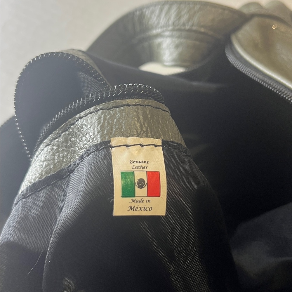 Source Unknown Olive Leather Backpack - image 3